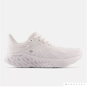 New Balance Fresh Foam All-White Athletic Running Shoes